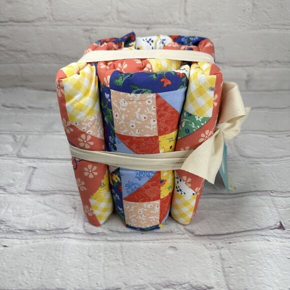 Pioneer Woman Starlight Patchwork Quilted King Pillow Shams 2 Pc NWT Farmhouse - Picture 5 of 11